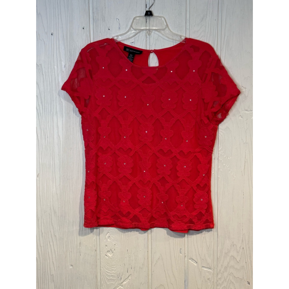 INC International Concepts Top Size PXL Red